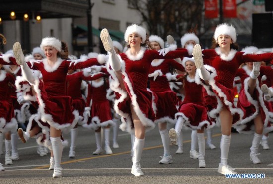CANADA-VANCOUVER-SANTA CLAUS-PARADE