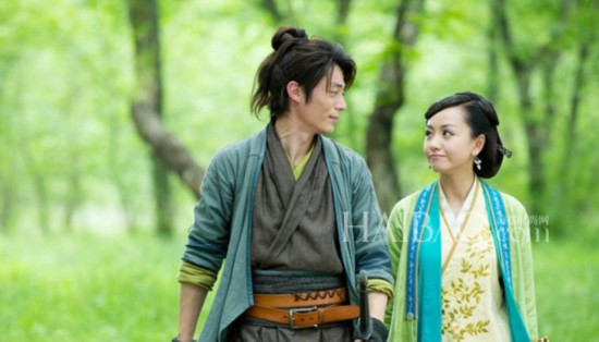 于正版《笑傲江湖》剧照