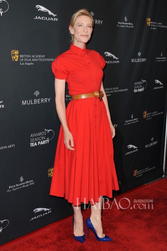 ء (Cate Blanchett) Christian Louboutin PigalleɫƸ߸Ьϯ2014BAFTA LA Awards Season Tea Party