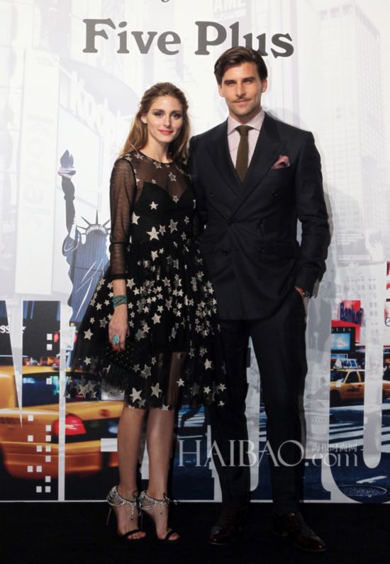 奥利维亚·巴勒莫 (olivia palermo) 与老公约翰内斯·徐贝尔