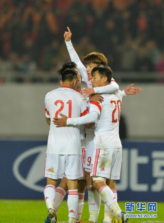 中国队vs吉尔吉斯斯坦4比0大胜