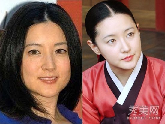 女星大小脸对比照 婴儿肥都是骗人的【6】