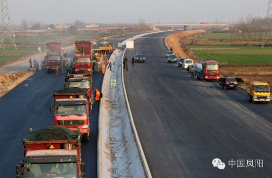 蚌淮南洛高速凤阳连接线工程有序推进