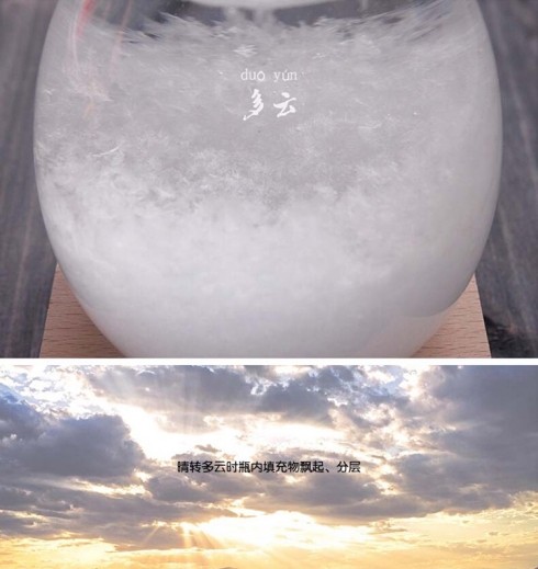 不出門斗室即觀天象 奇幻的天氣預報瓶
