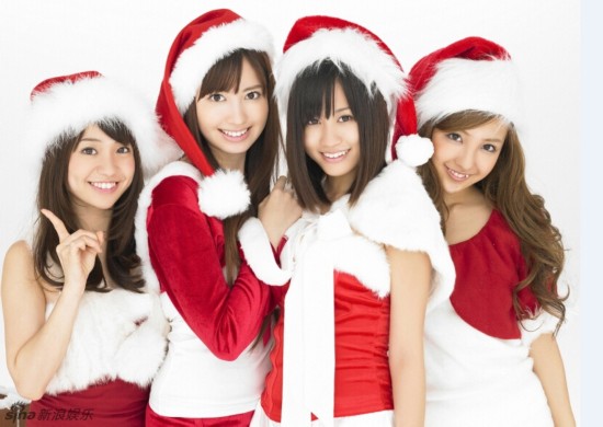 苍井空·北川景子·佐佐木希·AKB48圣诞扮
