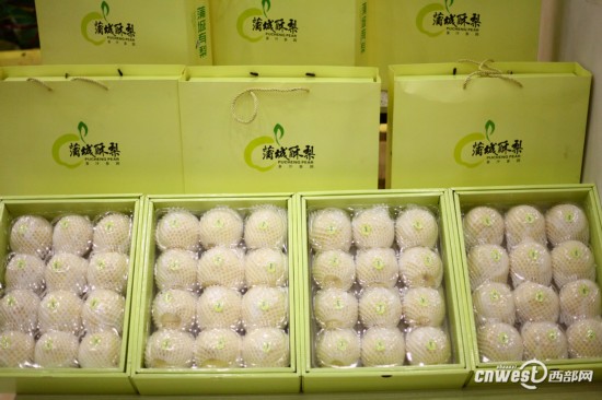 高清:陕西各地特产集中亮相 一村一品 推介周