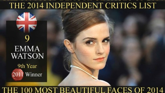 2014全球最美脸蛋排名出炉 范爷不敌神仙姐姐