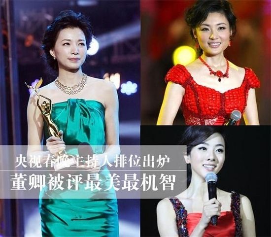 央视春晚名人十“最”：董卿被评最美最机智