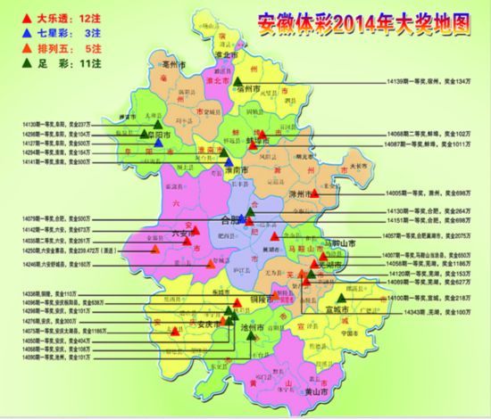 2075万大乐透大奖引领安徽彩市 安徽体彩201