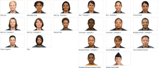 美海军为促进人才招募不再强制女兵剪短发(图