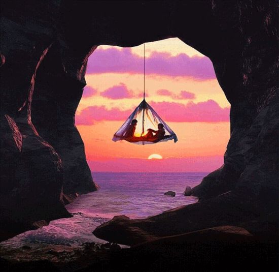 德国艺术家编辑旅行照片 创作超现实唯美作品