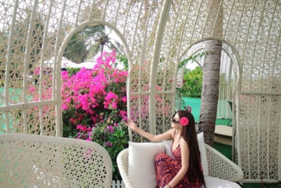 苏夏新歌mv拍摄 清新亮丽似公主