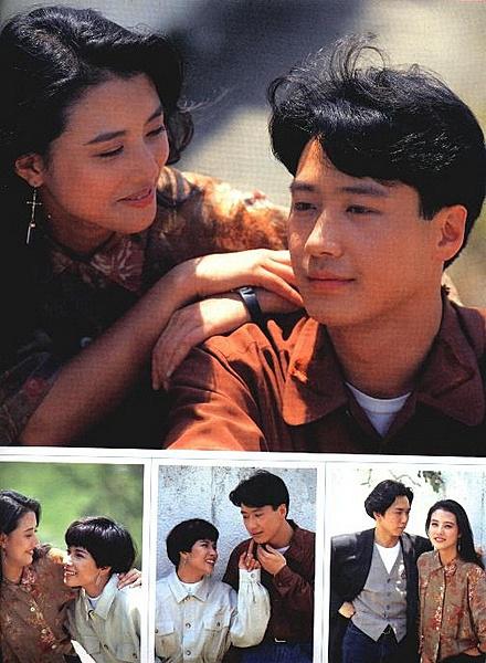 1991年的《今生无悔.这也是年度收视冠军～跟温兆伦,黎明的合作