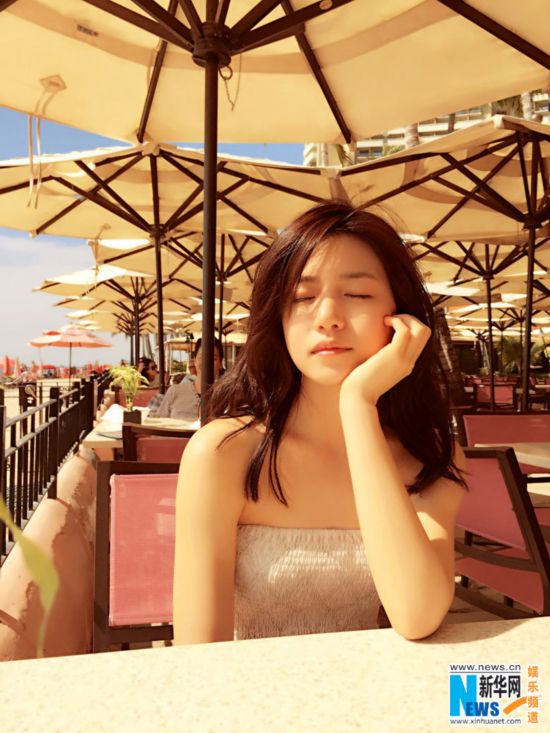 陈妍希夏威夷清新美照曝光 网友：这才是陈妍希正确打开方式!
