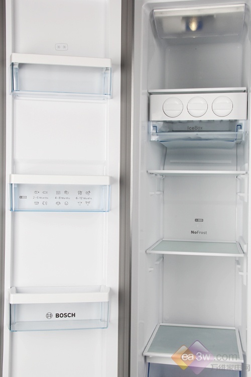 无边界金色美学 博世对开门冰箱评测