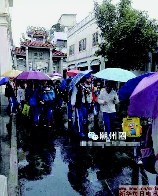 领导要来,超编学生被外出参观