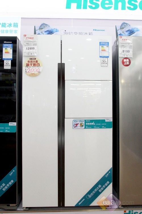 冰箱就要“大肚量” 海信新品对开门热卖上市