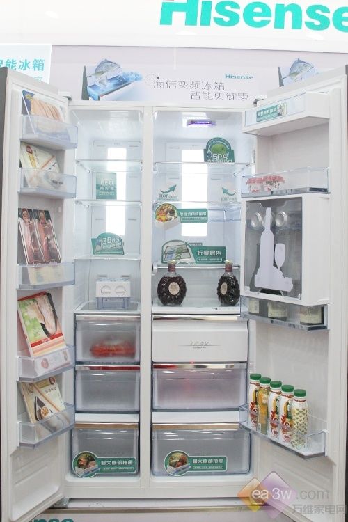 冰箱就要“大肚量” 海信新品对开门热卖上市