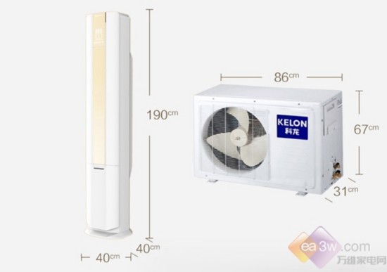 传奇神器现世 科龙圆筒立柜空调抢先购