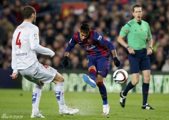 国王杯巴萨vs马竞战报:梅西点球补杀(比赛集锦