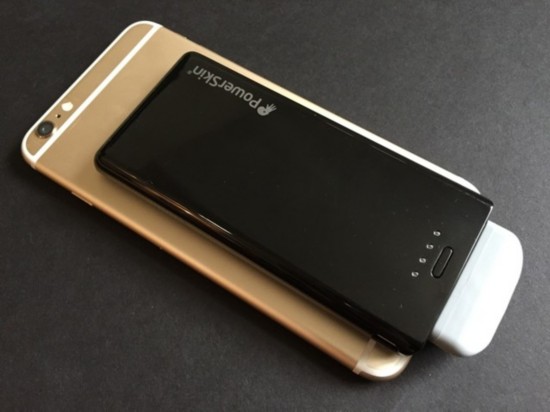 新奇配件：PowerSkin吸盤背夾移動電源 
