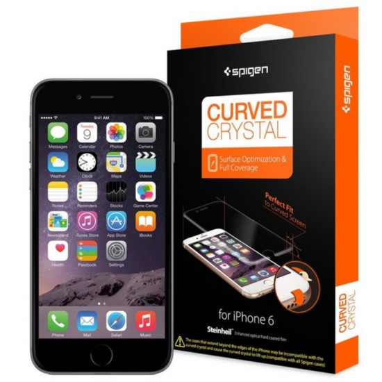 新奇配件 Spigen弧面高透iPhone6保護膜 