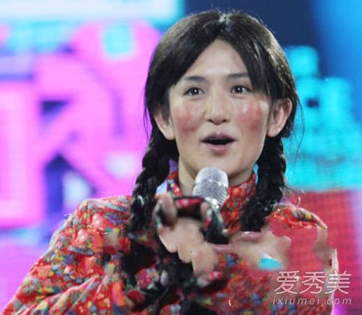 佟丽娅小宋佳谢娜 高原红妆容变村姑