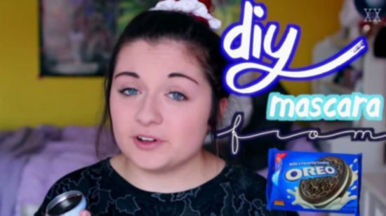 YouTube视频教授用奥利奥做化妆品受网友追捧