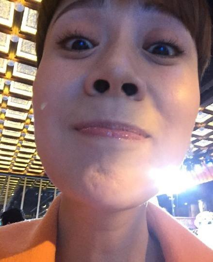 海清半夜晒大鼻孔照网友跟邓超刘烨一国的图