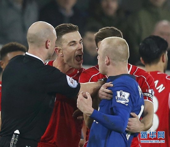 英超:利物浦平埃弗顿