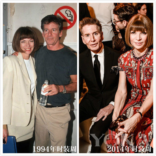  Anna WintourMCalvin Klein