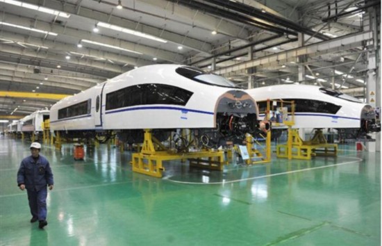日本等外国媒体探访中国北车集团高铁工厂