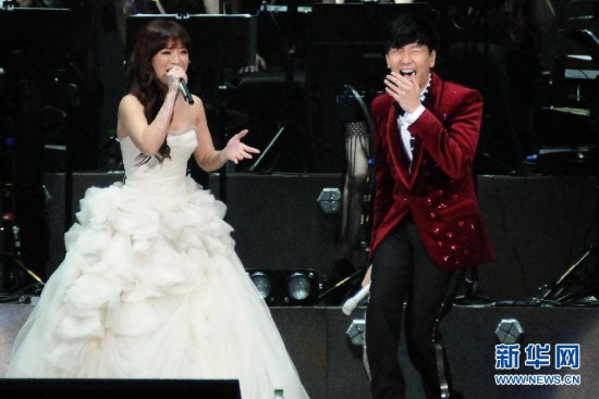 林俊杰林志颖滨崎步台北同台演唱(图)