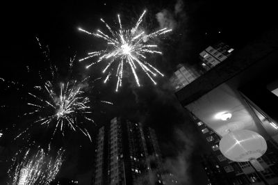 北京除夕夜因烟花燃放空气由良转为重污染