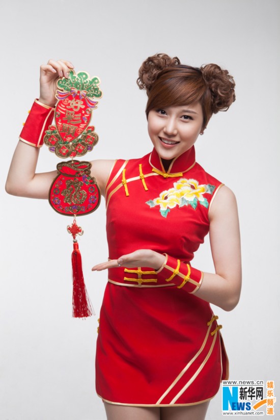 星光大道年度季军GP Super贺岁写真 俏皮可