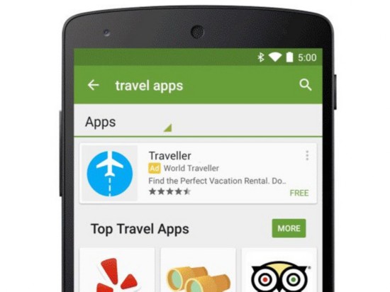 谷歌將嘗試在Google Play商店投放廣告 