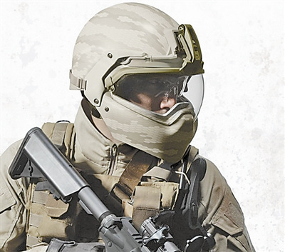 英军炫酷新头盔:配三防眼镜 传送前线图片(图)