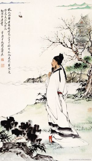 《李白画像》