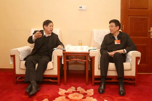 孙勤拜会徐守盛共商力推桃花江核电早日开工-