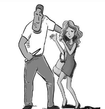 吓得我裤子都掉了! 男子抢劫失恋女却被强吻