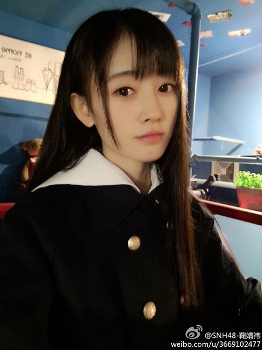 日本人心中中国第一美女鞠婧祎制服卖萌 演出