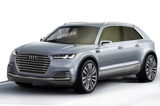 奥迪q6电动 suv 预览图发布