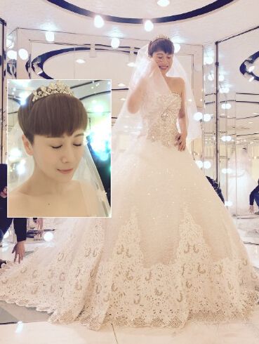 海清婚纱照_婚纱照风格