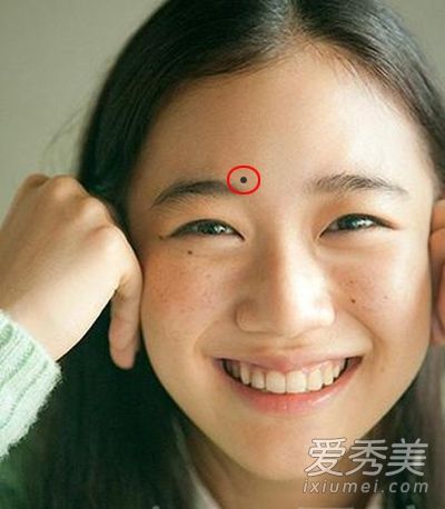 三,右眼与眉毛间长痣