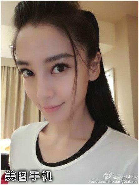 高圆圆angelababy 女明星自拍高颜值秘诀曝光