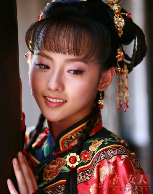 古装中分刘海成女神自毁神器:刘诗诗王珞丹郑