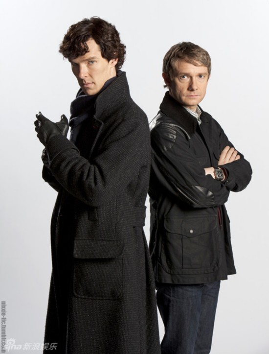 《神探夏洛克》美照曝光 卷福华生帅气第四季