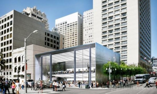 主体完成 旧金山Apple Store旗舰店曝光
