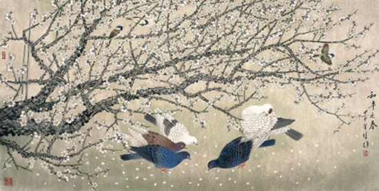 方楚雄作品《和平之春》