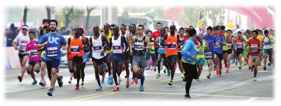 苏州环金鸡湖半程马拉松开跑 非洲选手夺冠